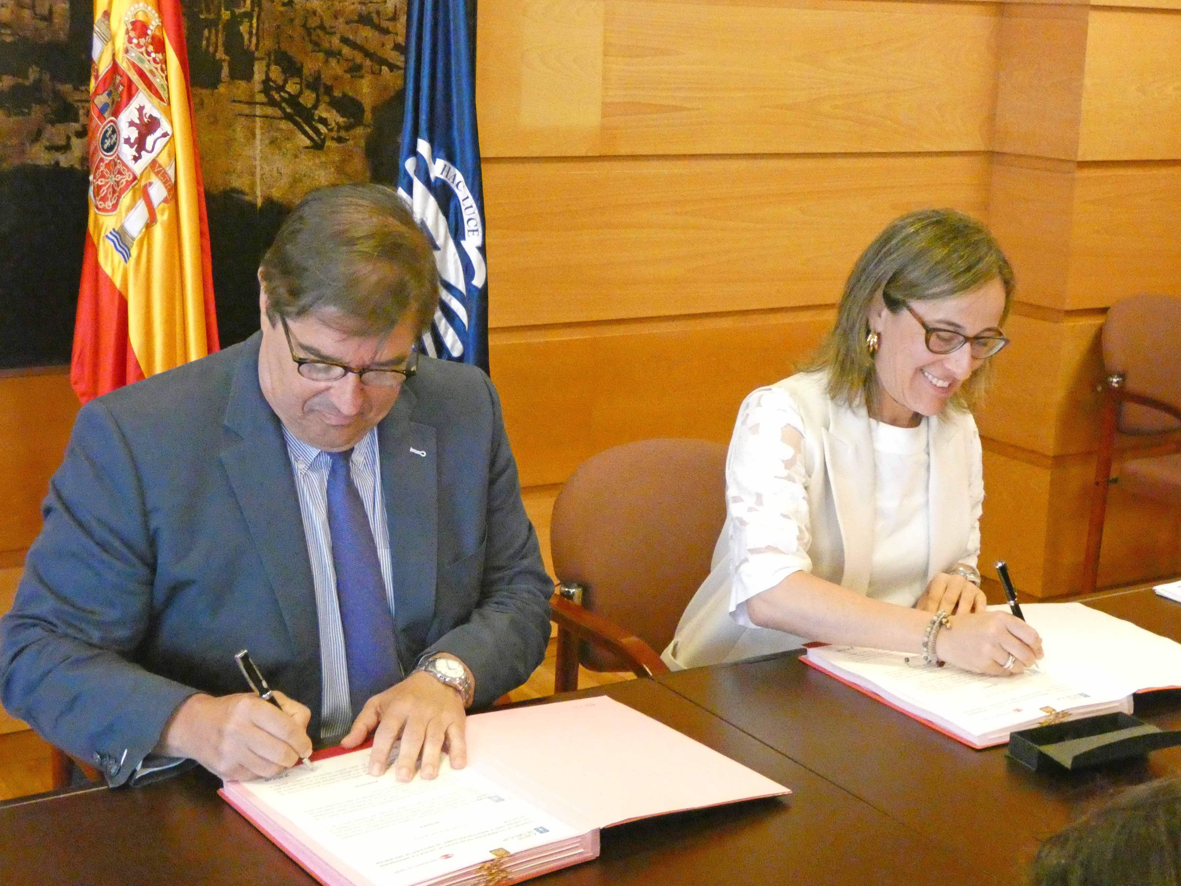 Firma convenio de colaboración GEAMA, UDC e Xunta de Galicia
